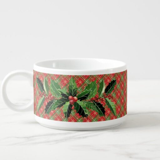 christmas_red_plaid_and_holly_bowl-rdb5e34a516c847d8b58e8caae32baaba_zxm6p_1024.jpg Christmas Red Plaid and Holly Bowl