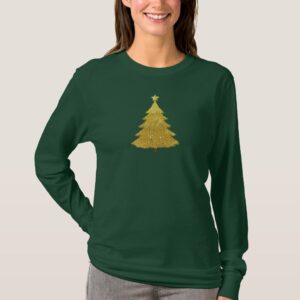 Christmas Tree with Red Bulbs T-Shirt