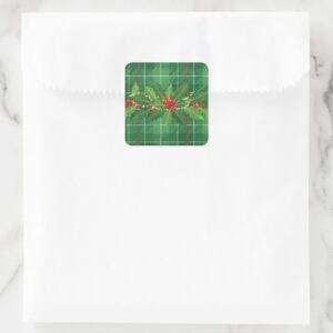 holly_on_christmas_plaid_2_square_sticker-rd95f30734d004689a4cca7c47c66f7f1_zg2qgo_1024.jpg Holly on Christmas Plaid 2 Square Stickers. Sheet of 20.
