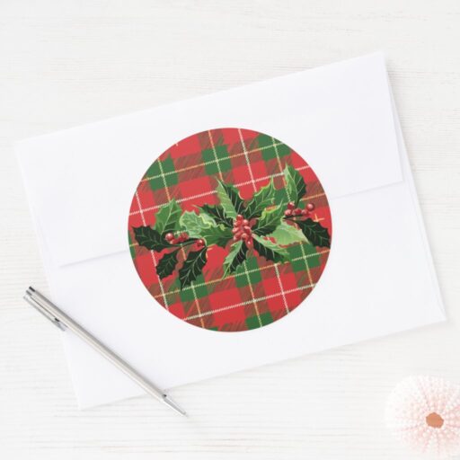 holly_on_christmas_plaid_6_classic_round_sticker-r88499d8fd4d04411b4f79ee7eeeff02d_zg2q1i_1024.jpg Holly on Christmas Plaid 6 Classic Round Stickers. Sheet of 20.