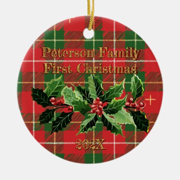 red_green_plaid_n_holly_family_first_christmas_ceramic_ornament-r706e24b11b144fd1a8506b87bf6597f7_x7s2y_8byvr_1024.jpg Red Green Plaid n Holly | Family First Christmas Ceramic Ornament