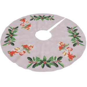 Angels Decorating the Tree Skirt