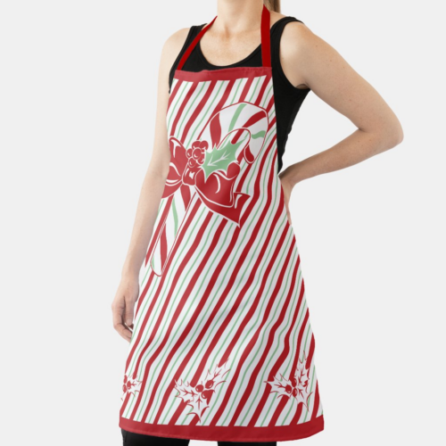 Candy Cane Apron