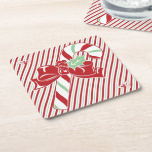 Candy Cane Coaster