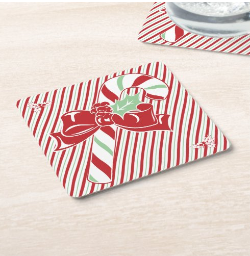 Candy Cane Coaster