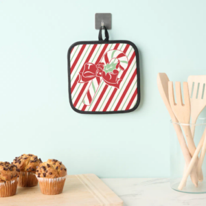 Candy Cane Pot Holder