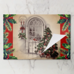 Christmas Window Lights Paper Placemat