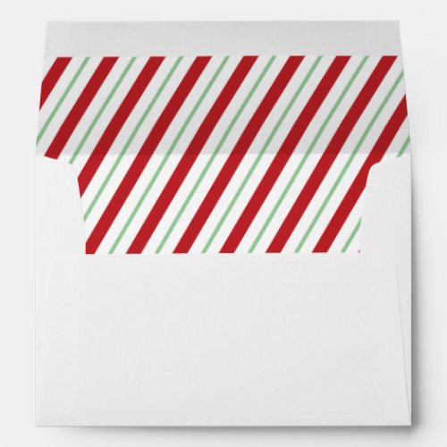 Candy Cane Stripe Envelopes