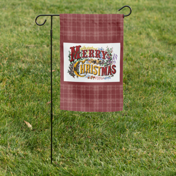 Colorful Merry Christma Garden Flag Colorful Merry Christmas Garden Flag