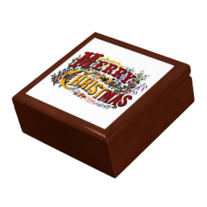 Colorful Merry Christmas Box