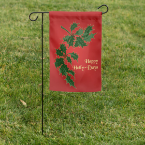 Happy Holidays Garden Flag Happy Holidays Garden Flag