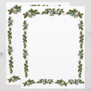 Holly and Bells Stationery
