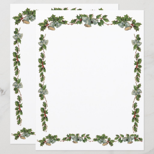 Holly and Bells Stationery Holly and Bells Stationery