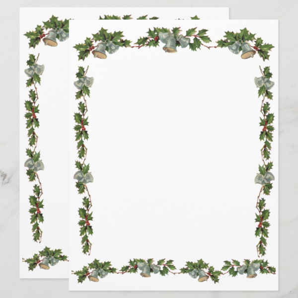Holly and Bells Stationery Holly and Bells Stationery