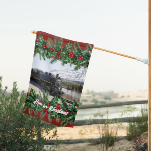 Home On The Train Garden Flag Home On The Train Garden Flag