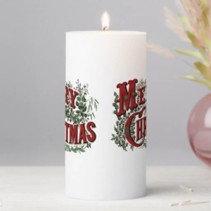 Merry Christmas Candle