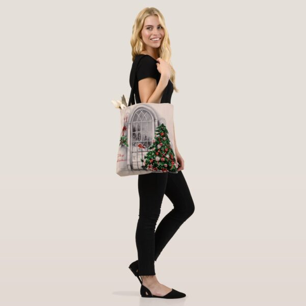Christmas Window Lights Tote Bag