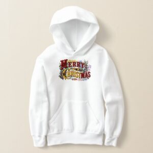 Classic Merry Christmas Colorful Hoodie