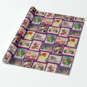 colorful_vintage_christmas_postcard_wrapping_paper-ref88d3e5ea4e4ce69c50c65e1b7e341d_zkehz_8byvr_500.jpg Colorful Vintage Christmas Postcard Wrapping Paper