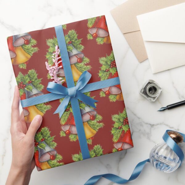 dark_red_christmas_bells_wrapping_paper-r9c1f57c2230f47f4af765ed346e52a3e_cqecn_1024.jpg Dark Red Christmas Bells Wrapping Paper