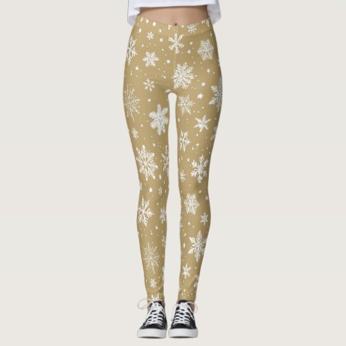 holiday_pale_gold_and_white_snowflakes_leggings-ra279b4060f854ed7b25280ad284aa14e_623df_500.jpg Holiday Pale Gold and White Snowflakes Leggings