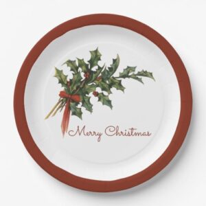 merry_christmas_holly_plates-r0f0d4356524c4061b213e0ee3a64dae4_zkbhg_500.jpg Merry Christmas Holly Plates