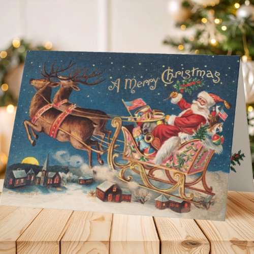 patriotic_santa_merry_christmas_card-r_jd2m03_500.jpg Patriotic Santa Merry Christmas Card