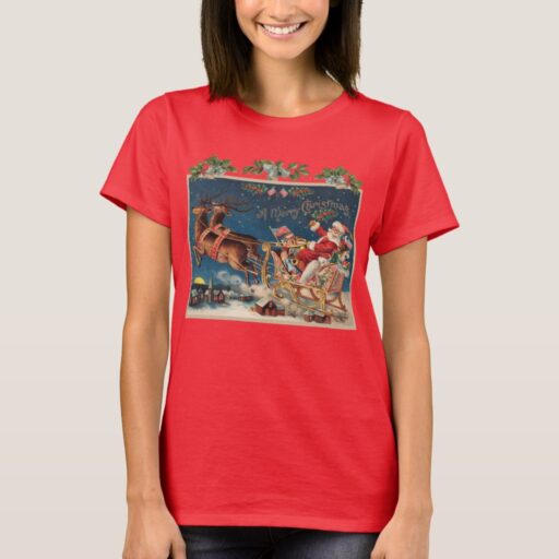 Patriotic Santa T-Shirt