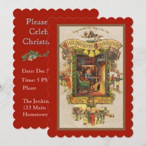 vintage_christmas_greeting_party_invitation-r048498be5dc44939a83acf1dae4d2e6f_jqzm47_500.jpg Vintage Christmas Greeting Party Invitation