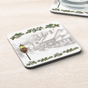 vintage_christmas_town_cork_coaster-rb63a07f4669f4147bddab0a707da3aa0_advzr_8byvr_500.jpg Vintage Christmas Town Cork Coaster