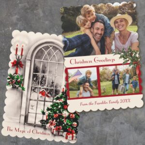 vintage_christmas_window_2_side_flat_photocard_holiday_card-r_vshn25_1024.jpg Vintage Christmas Window 2-side Flat Photocard Holiday Card