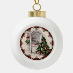Vintage Christmas Window Ornament