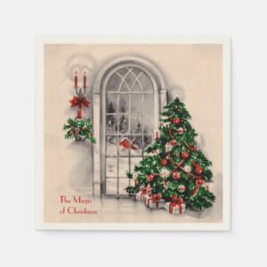 Christmas Window Party Napkins